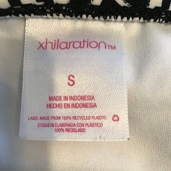Xhilaration Bikini Bottom Size S Black White Print - Picture 4 of 5